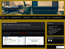 Tablet Screenshot of jordanblum.com